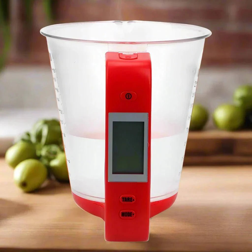 Balance de Cuisine - ElectronicCups™ - Rouge - Empire de la cuisine