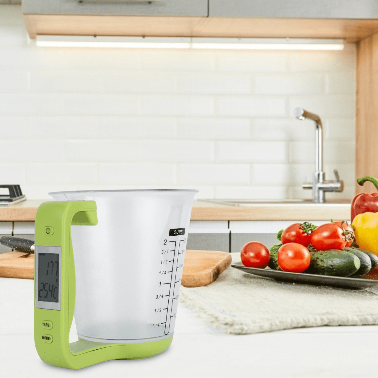 Balance de Cuisine - ElectronicCups™ - Vert - Empire de la cuisine