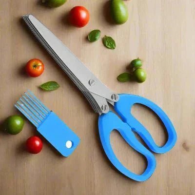 Ciseaux de Cuisine - MultiLayersScissor™ - Bleu - Empire de la cuisine