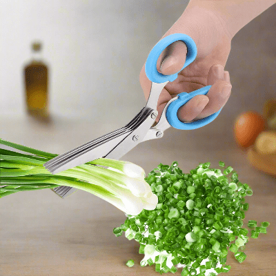 Ciseaux de Cuisine - MultiLayersScissor™ - Bleu - Empire de la cuisine