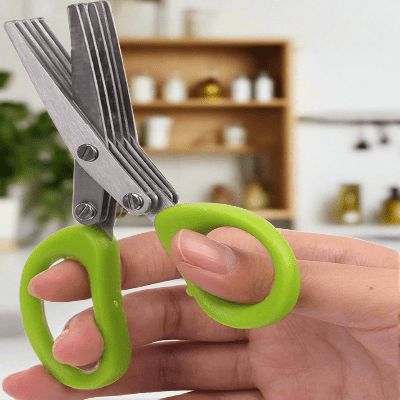 Ciseaux de Cuisine - MultiLayersScissor™ - Vert - Empire de la cuisine