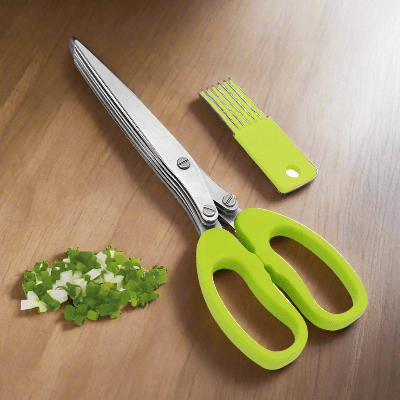 Ciseaux de Cuisine - MultiLayersScissor™ - Vert Clair - Empire de la cuisine