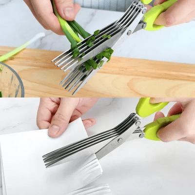 Ciseaux de Cuisine - MultiLayersScissor™ - Vert Clair - Empire de la cuisine