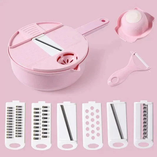 Hachoir Manuel - CutShredGrater™ - Rose - Empire de la cuisine